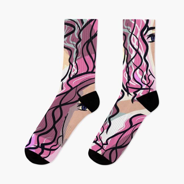 Item preview, Wild and Untameable. Curly haired pop art girl. designed and sold by LaBellCreative.