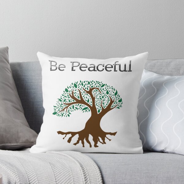 Item preview, Be Peaceful Tree - Color designed and sold by MusicandWriting.