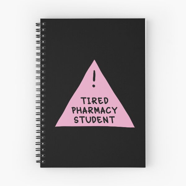 Item preview,  ⚠ Tired Pharmacy Student ⚠ (Pastel Pink) designed and sold by orlumbuspirate.