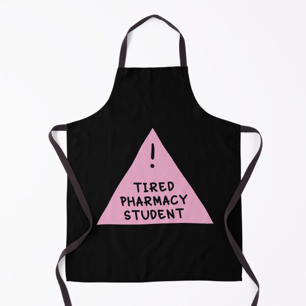 Item preview, ⚠ Tired Pharmacy Student ⚠ (Pastel Pink) designed and sold by orlumbuspirate.
