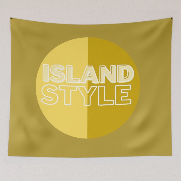 Item preview, island style hawaii yellow tricolor circle  designed and sold by maplunk.