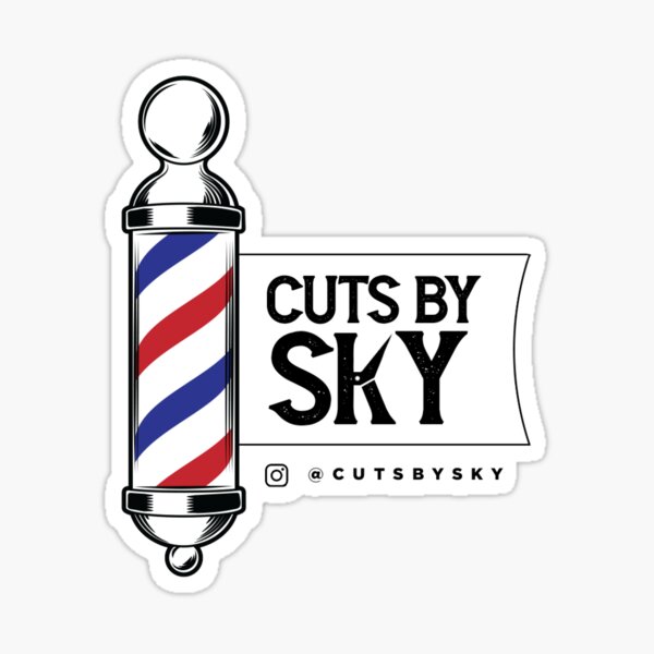 Cuts By Sky (Skyler Seidel) Sticker