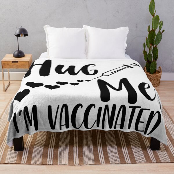Item preview, Hug me I'm Vaccinated designed and sold by Mande Arts.