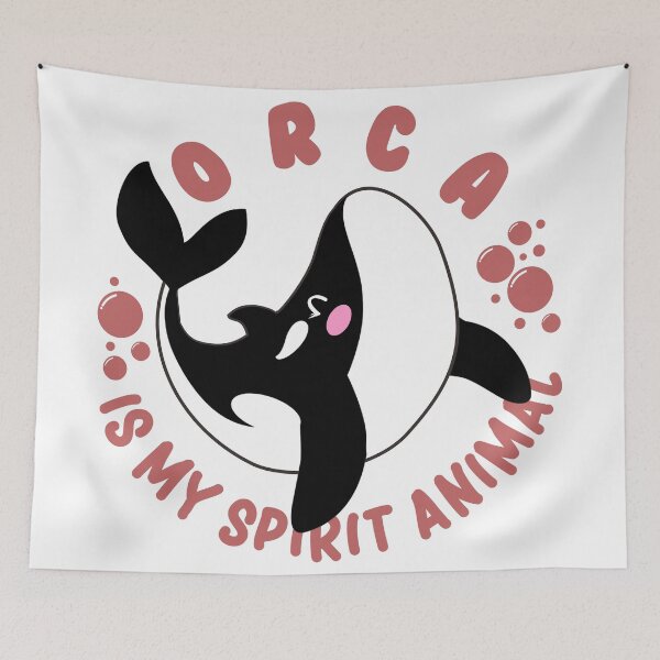 Item preview, the orca is my spirit animal cute designed and sold by enigmatyc.