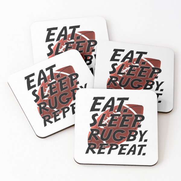 Item preview, Eat sleep rugby repeat 6 designed and sold by Ripoubsb.