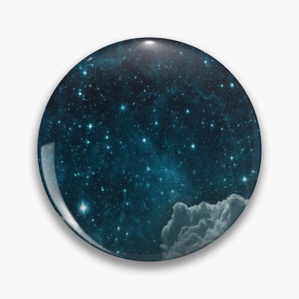 Item preview, Blue galaxy stars and clouds tumblr designed and sold by BlankaDesigns.
