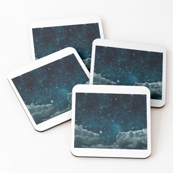 Item preview, Blue galaxy stars and clouds tumblr designed and sold by BlankaDesigns.