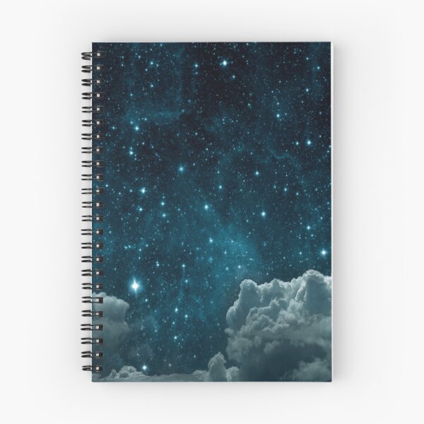 Item preview, Blue galaxy stars and clouds tumblr designed and sold by BlankaDesigns.