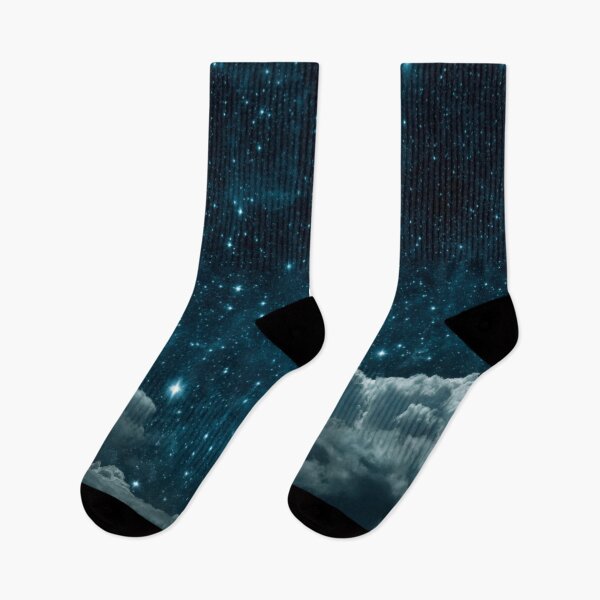 Item preview, Blue galaxy stars and clouds tumblr designed and sold by BlankaDesigns.