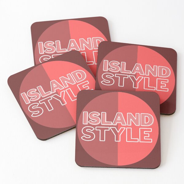 Item preview, island style hawaii red tricolor circle  designed and sold by maplunk.