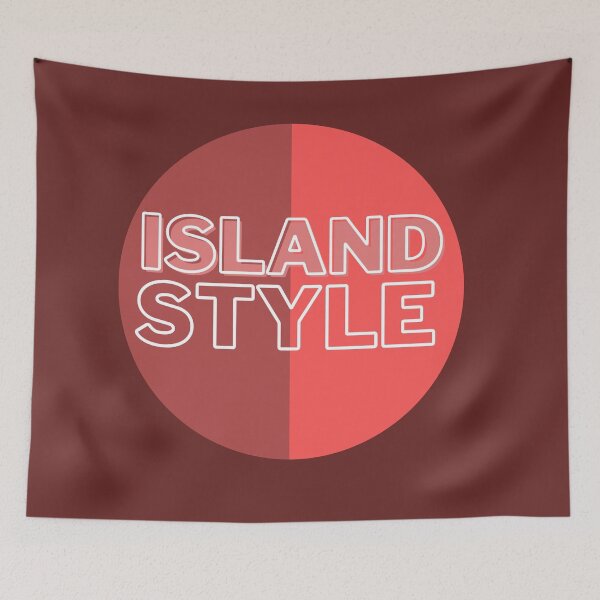 Item preview, island style hawaii red tricolor circle  designed and sold by maplunk.