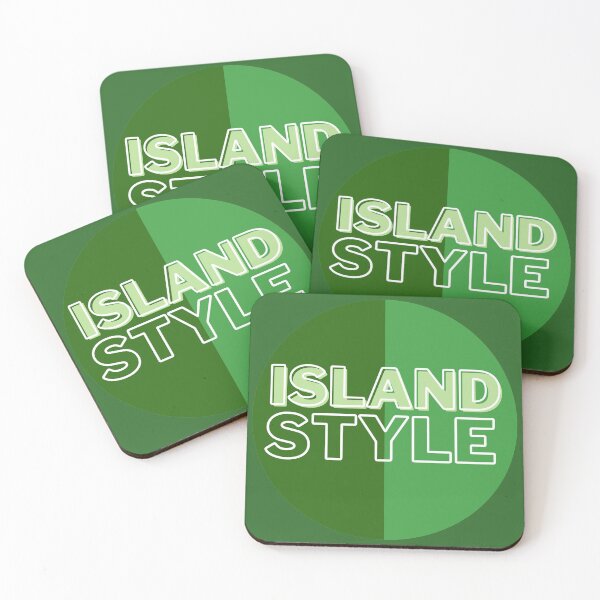 Item preview, island style hawaii dark green tricolor circle  designed and sold by maplunk.