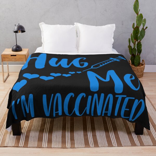 Item preview, Hug me I'm Vaccinated designed and sold by Mande Arts.