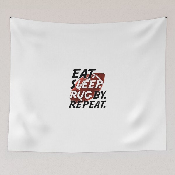 Item preview, Eat sleep rugby repeat 5 designed and sold by Ripoubsb.