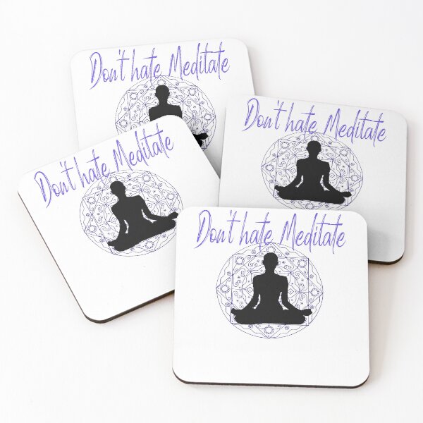 Item preview, Don't Hate Meditate designed and sold by Crystalsgraphix.
