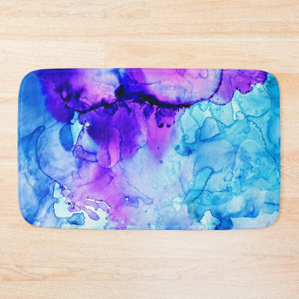 Item preview, Blue and violet tumblr paint texture minimalist designed and sold by BlankaDesigns.