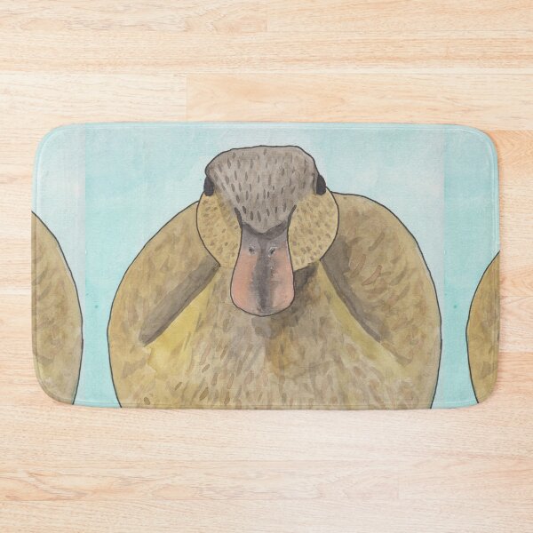 Item preview, mallard hen duck watercolor art designed and sold by TheWaterBirds.