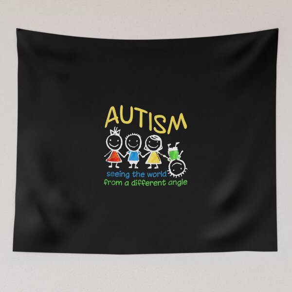 Item preview, Seeing The World At A Different Angle Autism designed and sold by DoreskyDavid.