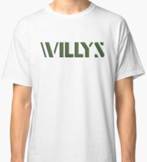 Willys Tailgate Logo Classic T-Shirt