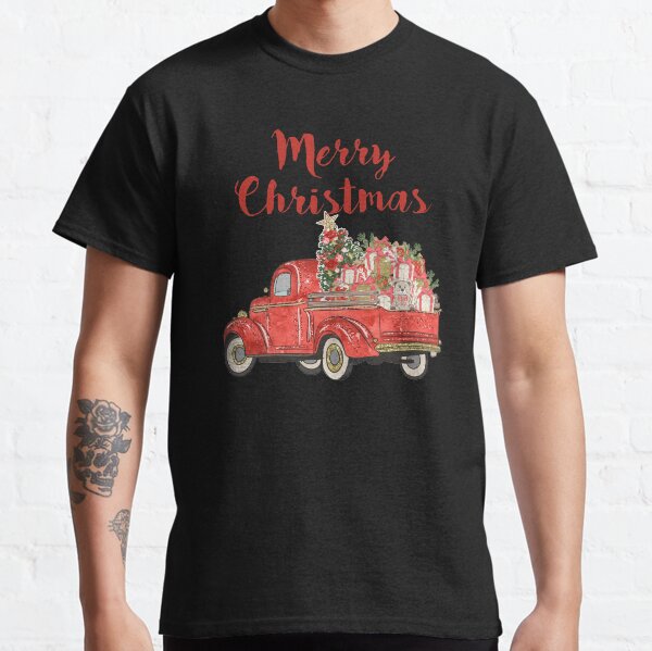 Merry Christmas, Truck Load Of Presents Classic T-Shirt