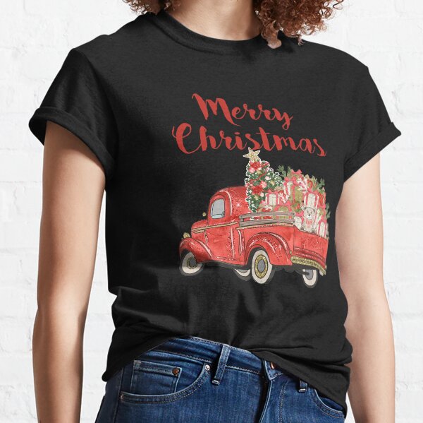 Merry Christmas, Truck Load Of Presents Classic T-Shirt