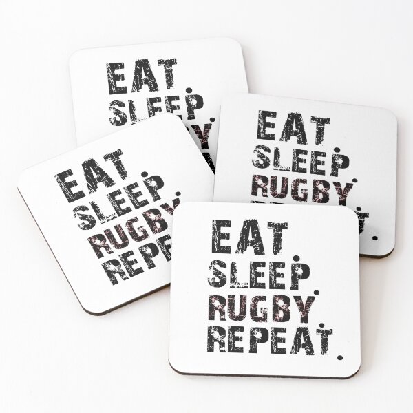 Item preview, Eat sleep rugby repeat 7 designed and sold by Ripoubsb.