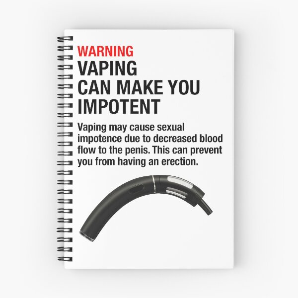 Item preview, Vaping Can Make You Impotent - Vape Warning! designed and sold by FunnyStoopid.