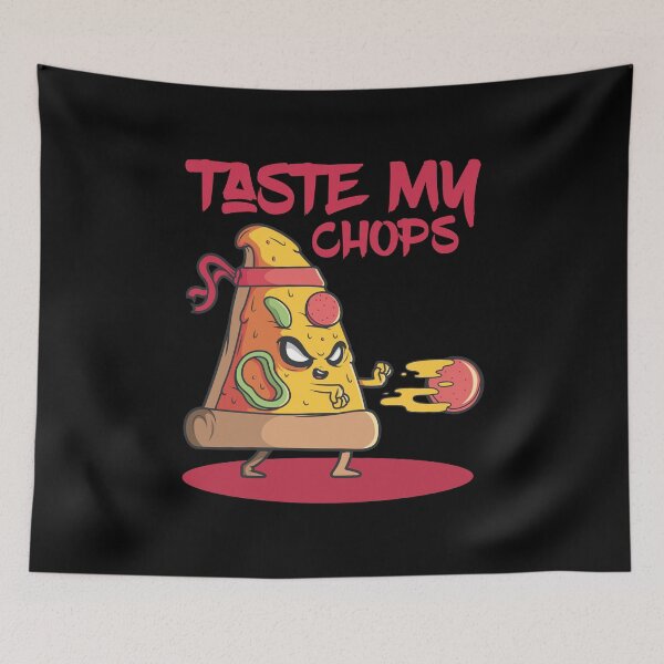 Item preview, Karate pizza - taste my chops designed and sold by kcaandwu.