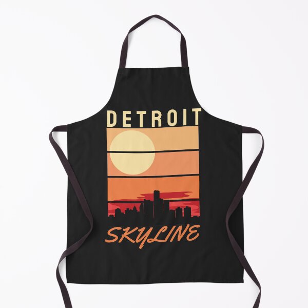 Item preview, Detroit city skyscraper skylines designed and sold by Mande Arts.