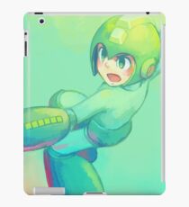 Teal Mega Man iPad Case/Skin