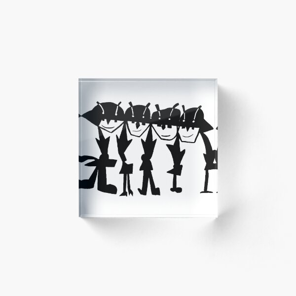 5 Bodies, 4 Heads Acrylic Block