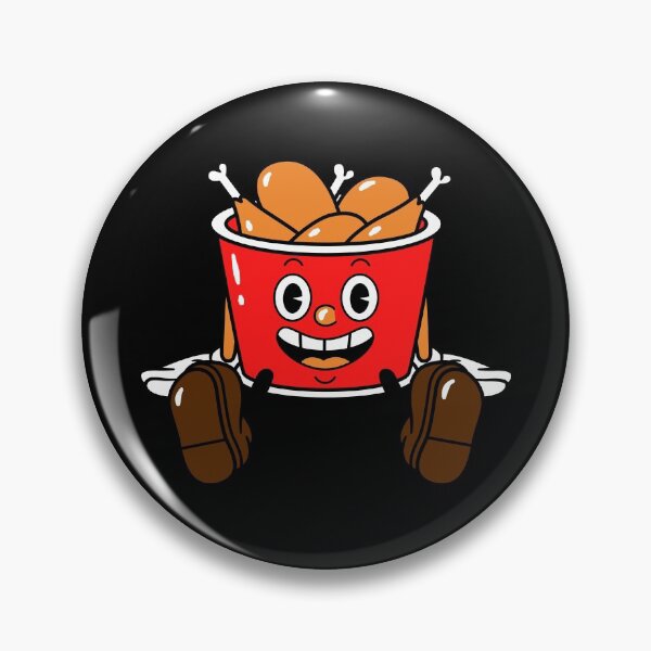 Item preview, Funny chicken bucket man design designed and sold by KeepItSimple089.
