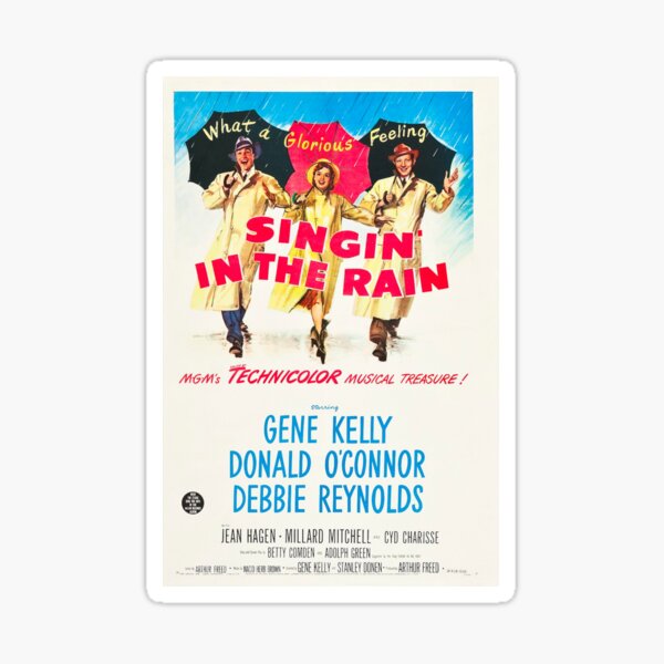 Singin' in the Rain Sticker