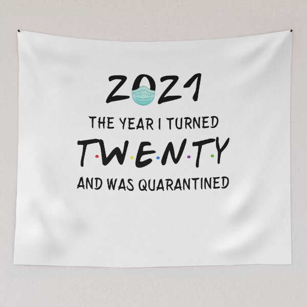 Item preview, 2021 I Turned 20 and was Quarantined Birthday 2021 Gift designed and sold by AnimaLovers.
