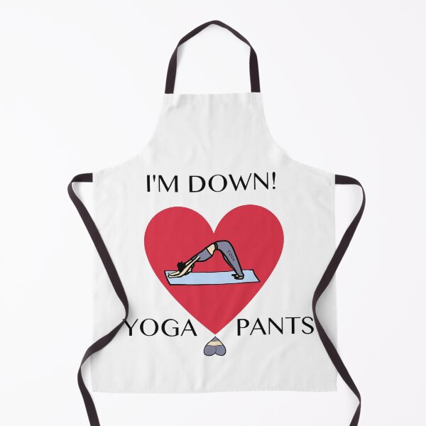 Item preview, I'm Down Love Yoga Pants designed and sold by molamode.
