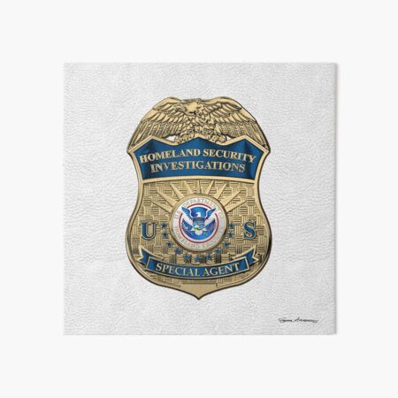 Homeland Security Investigations Hsi Emblem Art Board Prints | Redbubble