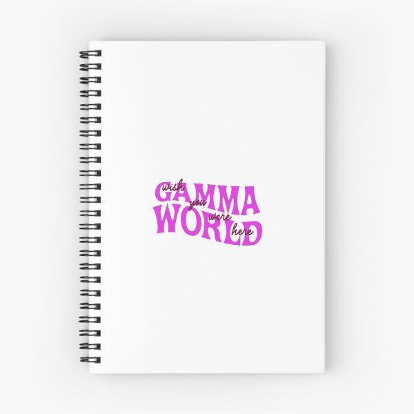 Item preview, GAMMAWORLD Pink w Maroon Writing designed and sold by ADLPhoto.