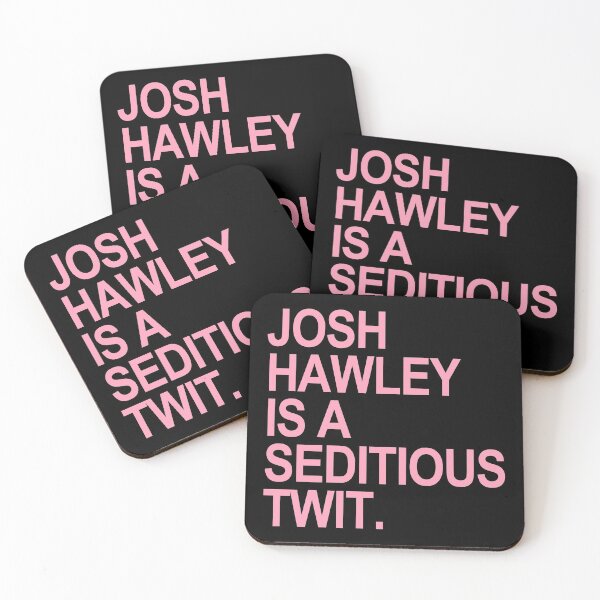 Item preview, Josh Hawley is a seditious twit (pink) designed and sold by Thelittlelord.