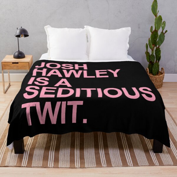 Item preview, Josh Hawley is a seditious twit (pink) designed and sold by Thelittlelord.