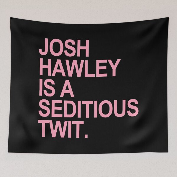 Item preview, Josh Hawley is a seditious twit (pink) designed and sold by Thelittlelord.