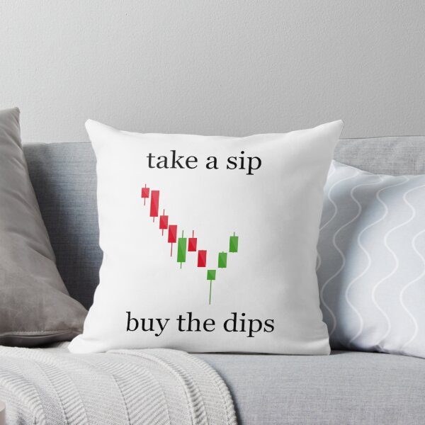 Item preview, Crypto Market, Stocking Market, Take a Sip, Buy the Dips designed and sold by OiaK.