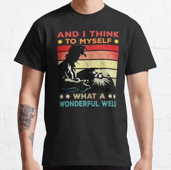 What A Wonderful World Aesthetic Design Louis Armstrong Unisex T-Shirt –  Teepital – Everyday New Aesthetic Designs