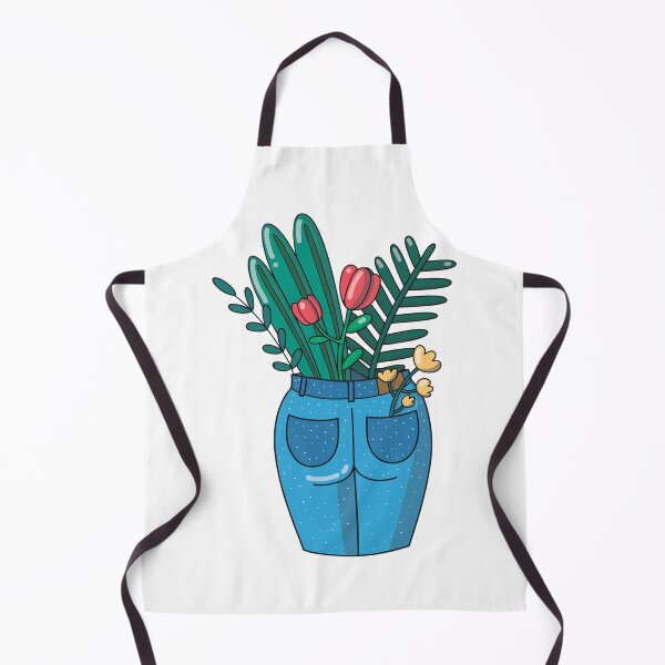 Item preview, Flowers and plants in blue jeans. flowers in a pocket. designed and sold by Jullette.