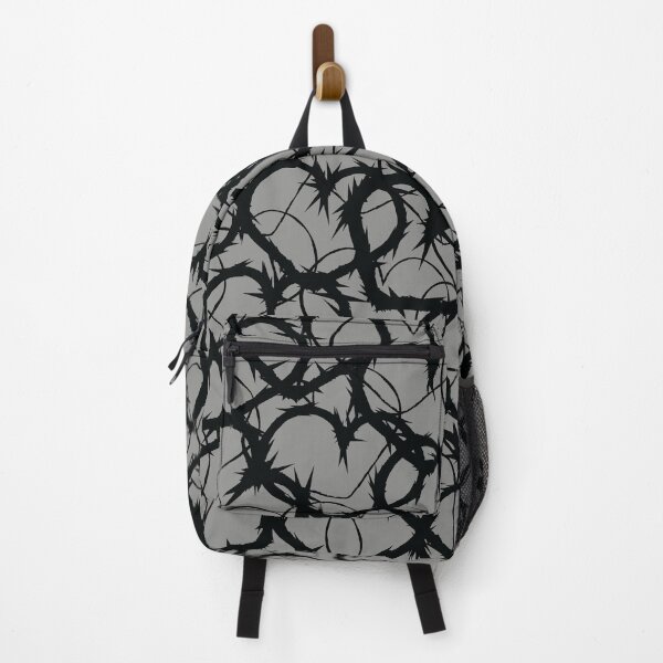 Item preview, Valentine's Love Gray Black Heart Jagged Razor Wire Abstract Pattern designed and sold by fingerbeans.