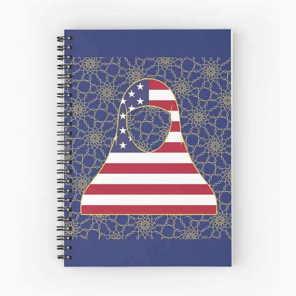 Item preview, USA World Flag Hijab Series Islam designed and sold by RISEHIGHER.