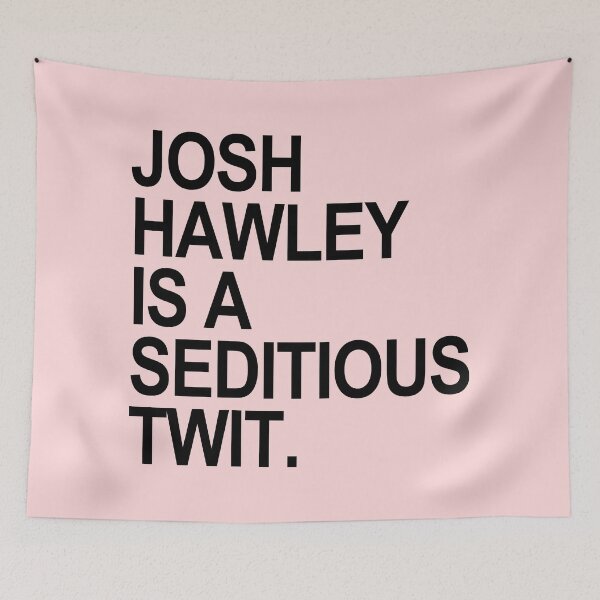 Item preview, Josh Hawley is a seditious twit (black 2) designed and sold by Thelittlelord.