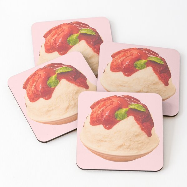 Item preview, Strawberry Bingsu (Korean Shaved Ice) designed and sold by PositiveStudio.