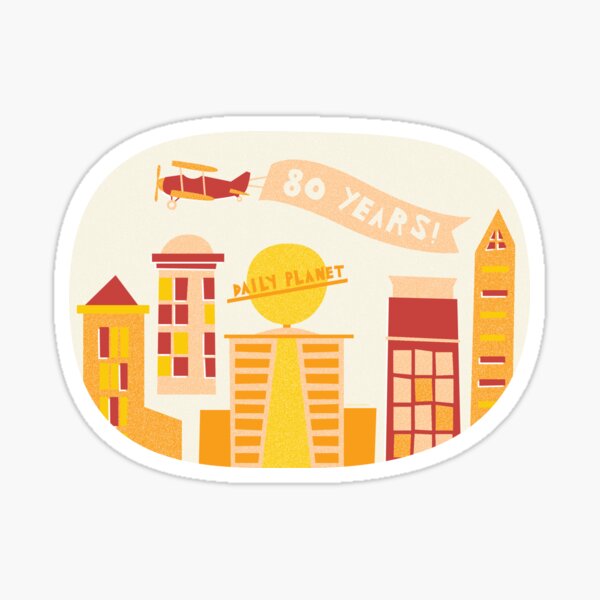 Daily Planet 80 Sticker