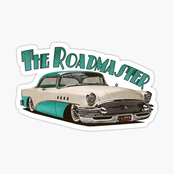 1955 Buick Roadmaster - Aqua Sticker