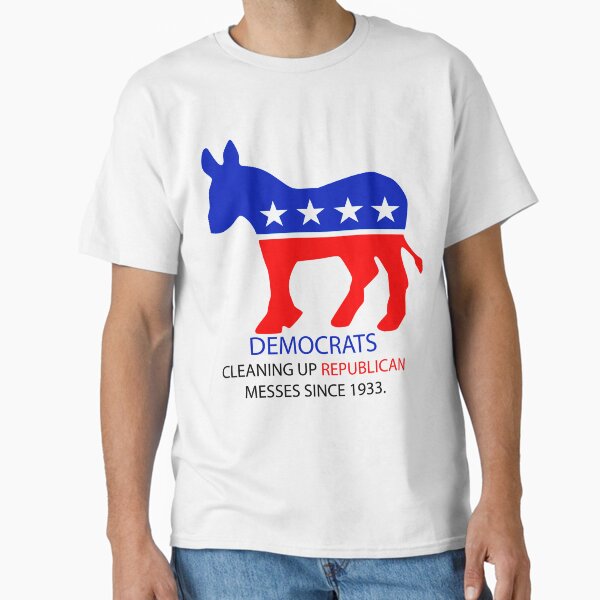 Item preview, Democrats: Cleaning up Republican messes since 1933 designed and sold by ToyoTees.